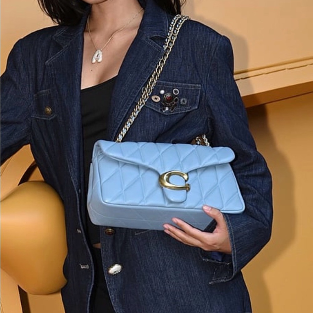 Coach Quilted Tabby 26 bluebell